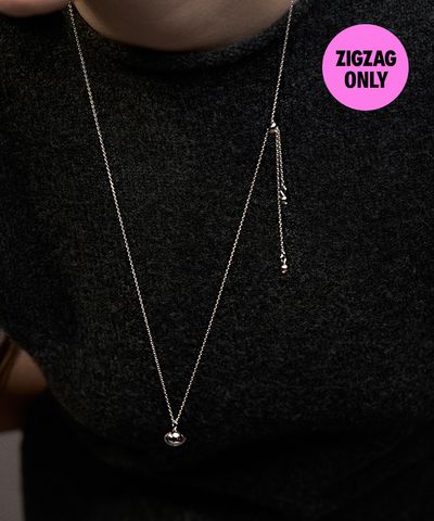 bean long necklace